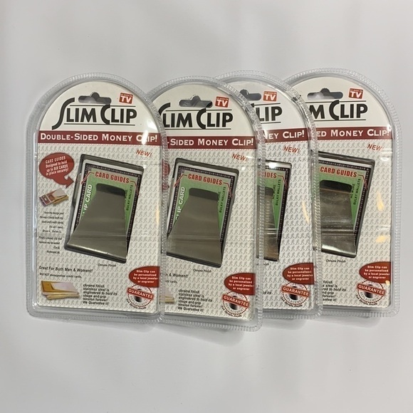 Slim Clip Double Sided Money Clip Bundle (4) - Picture 2 of 4